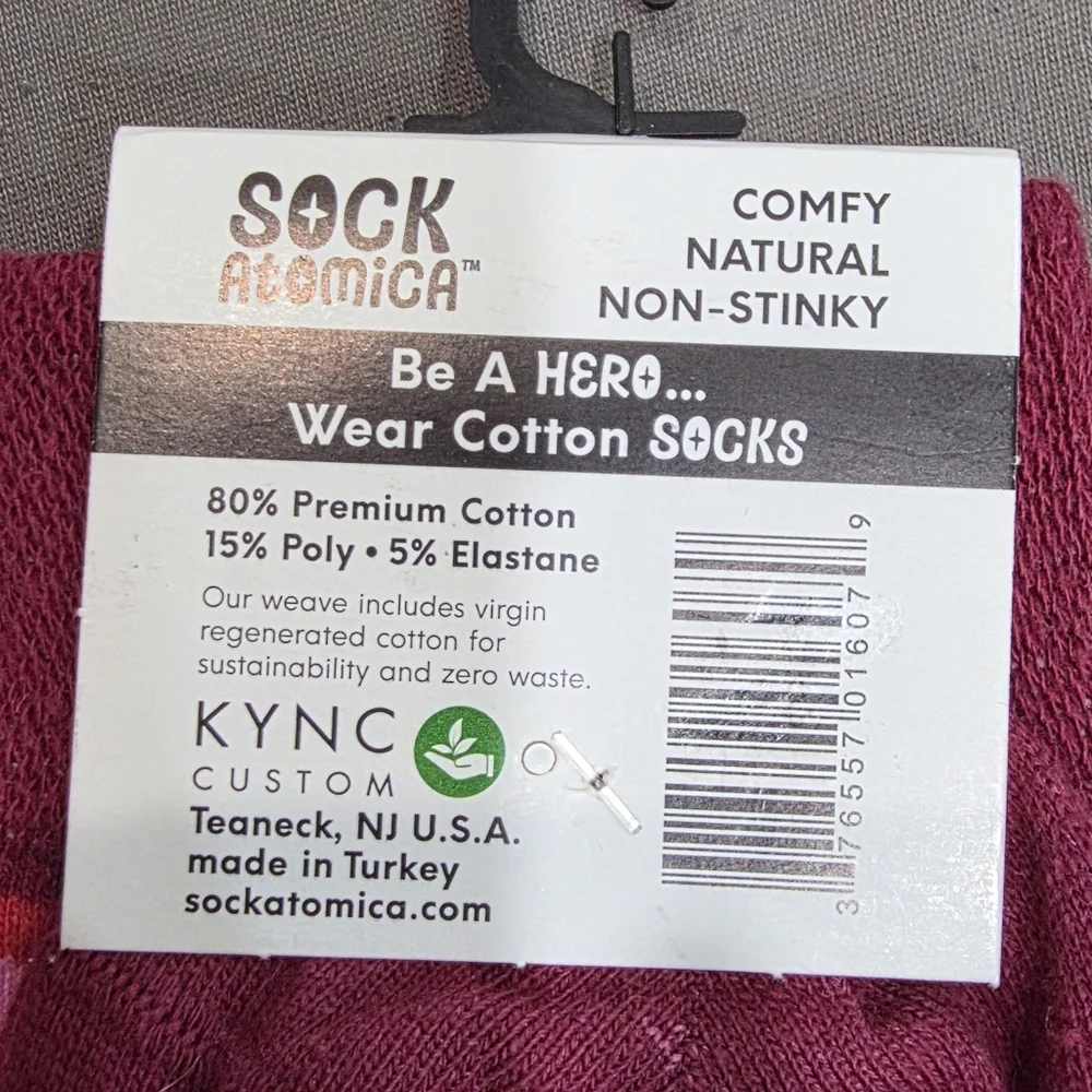 ❤️2/$12 NEW Sock Atomic Bride Tribe Novelty Socks Big Shoe Wedding Bachelorette